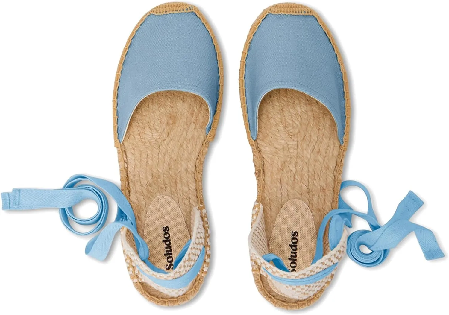 Soludos Women's Lauren Lace Up Espadrille Flat Sandal