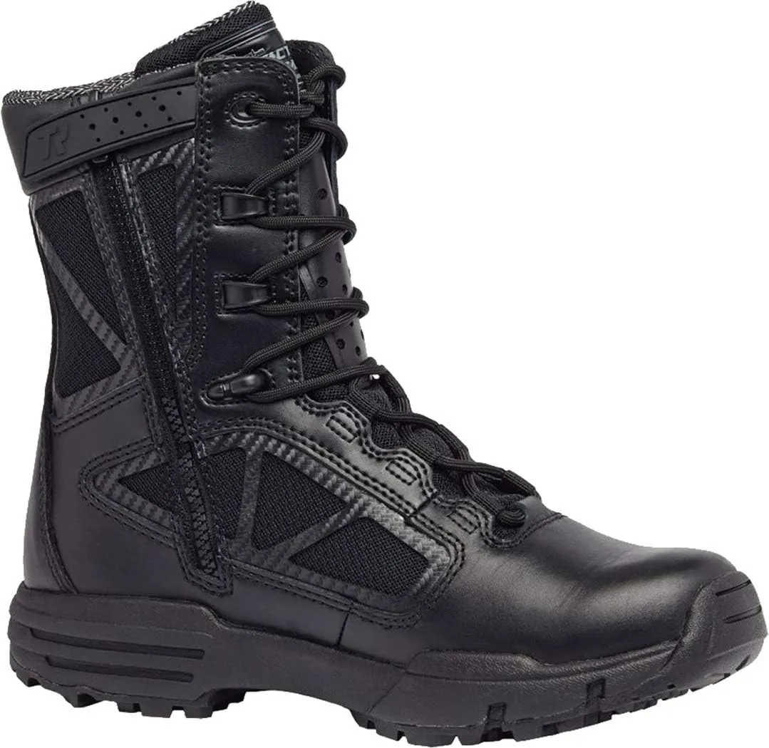 TACTICAL RESEARCH TR Men's TR CHROME TR998Z WP 8 Inch Waterproof Side-Zip Boot