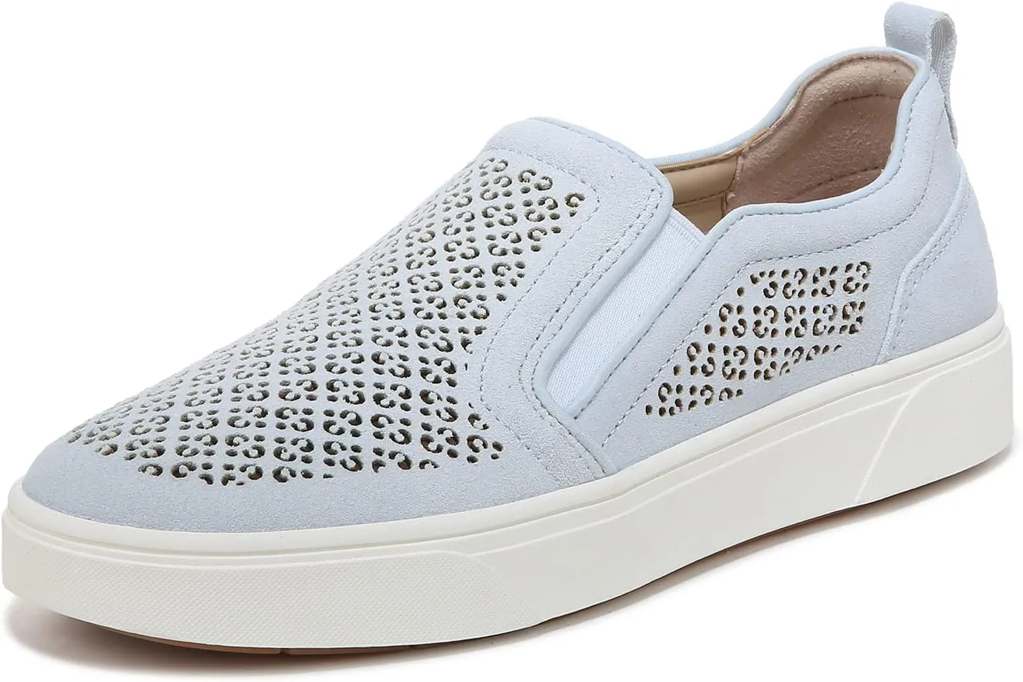 Vionic Women's Sneaker Kimmie Perf- Comfortable Slip Ons That Includes a Built-in Arch Support Insole That Helps Correct Pronation and Alleviate Heel Pain Caused by Plantar Fasciitis
