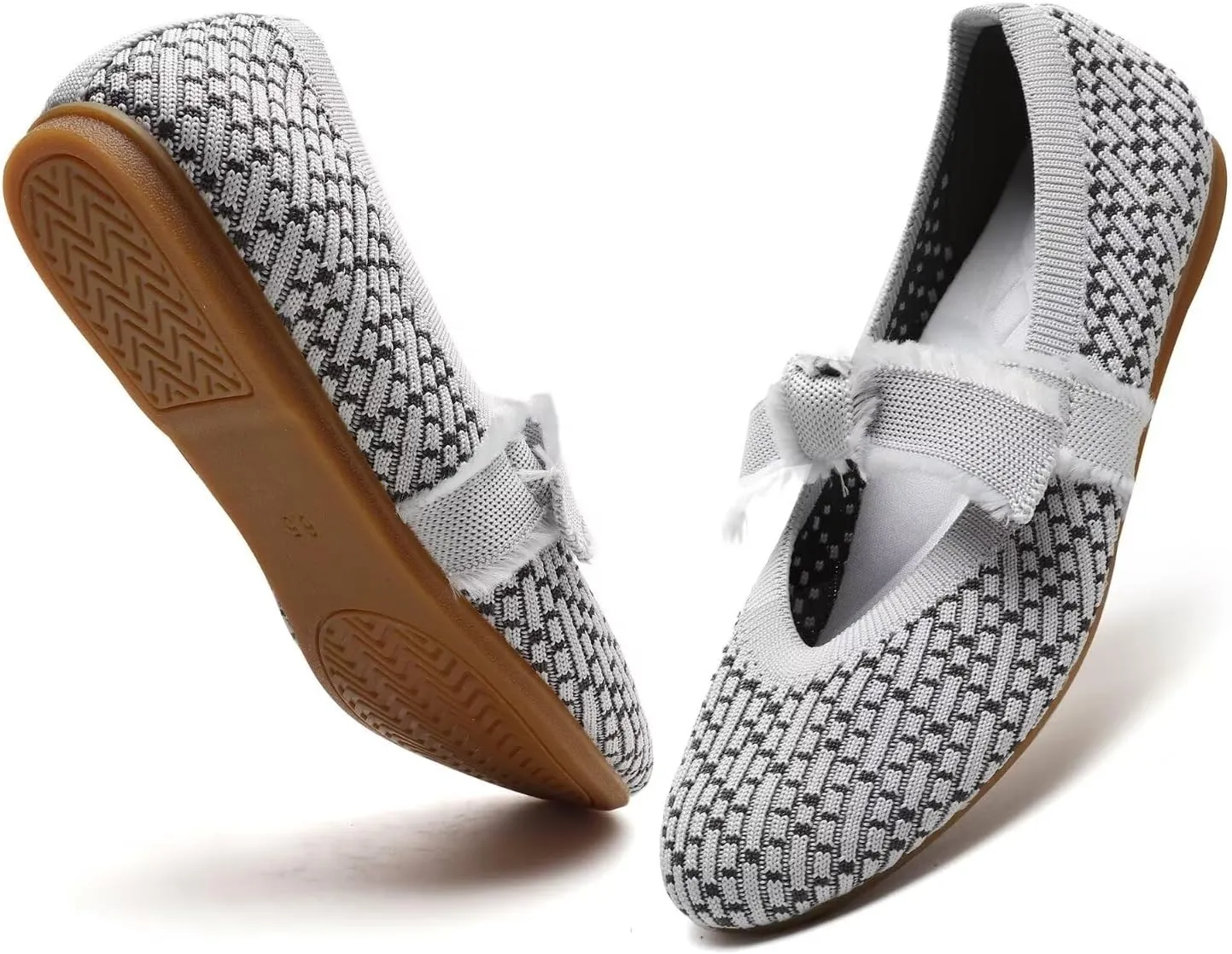 Women Mary Jane Flats Shoes Adjustable Strap Comfortable Office Dress Walking Shoes with Arch Support
