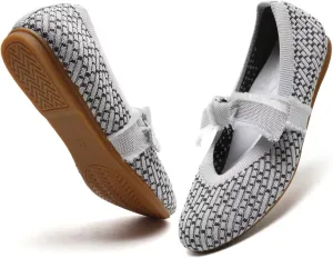Women Mary Jane Flats Shoes Adjustable Strap Comfortable Office Dress Walking Shoes with Arch Support