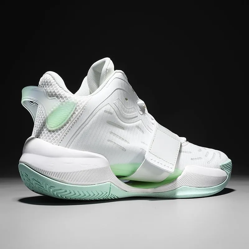 Women Men Basketball Shoes Breathable Anti Slip Wear Resistant Super Light Basketball Sneakers Outdoor Cushioning Workout Fashion Running Sneakers