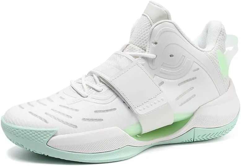 Women Men Basketball Shoes Breathable Anti Slip Wear Resistant Super Light Basketball Sneakers Outdoor Cushioning Workout Fashion Running Sneakers
