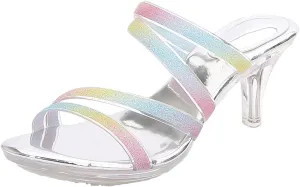 Women's 7cm PVC Sandals - Thin Heels Nightclub Party Pumps