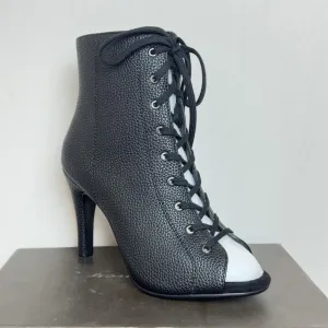 Women's Dance Heels Fashion Summer Peep Toe Ankle Boots Lace Up Pumps Party Shoes Ladies Stiletto Sandals Dancing Shoes