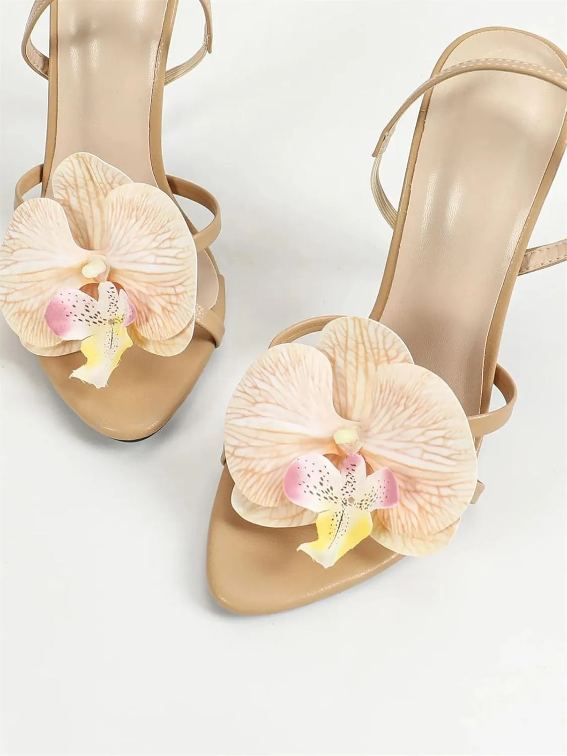 Women's Flower Rope Sandals - Thin Heel Beach Wedding Shoes