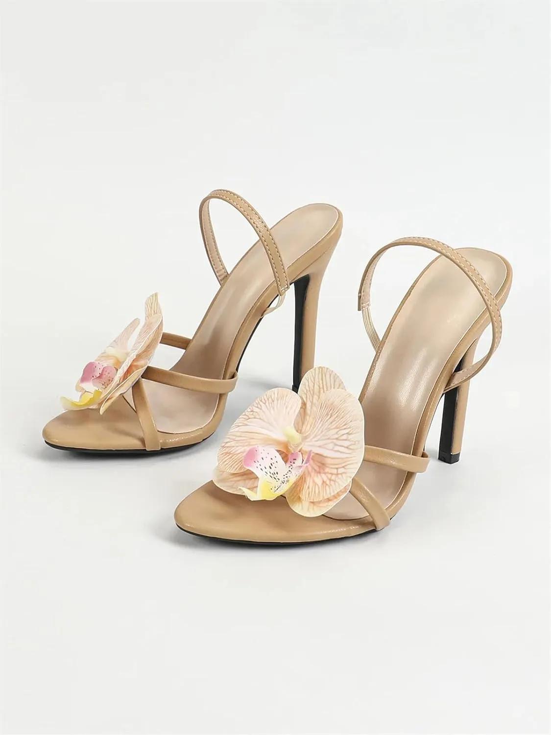 Women's Flower Rope Sandals - Thin Heel Beach Wedding Shoes